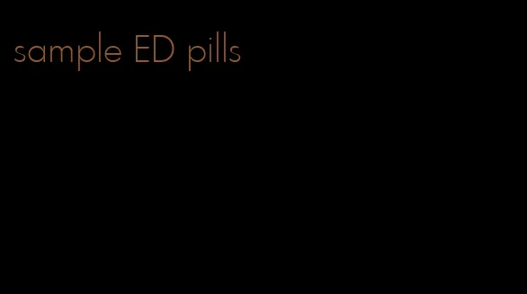 sample ED pills