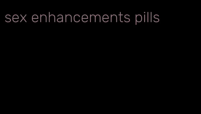 sex enhancements pills