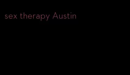 sex therapy Austin