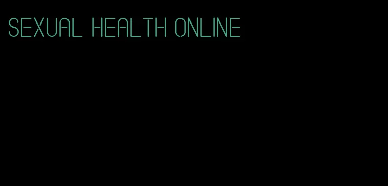 sexual health online