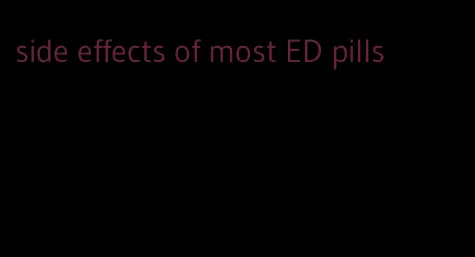 side effects of most ED pills