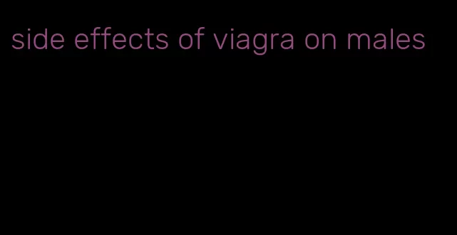 side effects of viagra on males