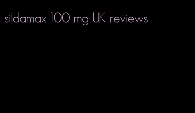 sildamax 100 mg UK reviews