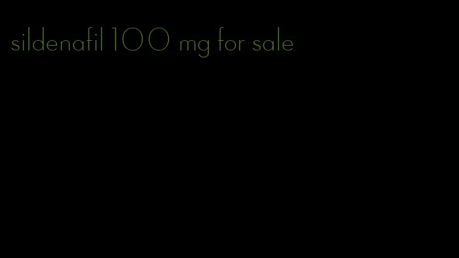 sildenafil 100 mg for sale