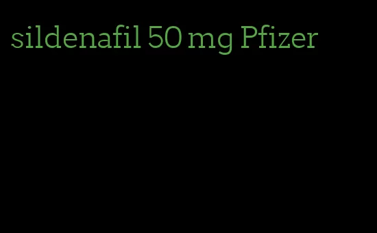 sildenafil 50 mg Pfizer