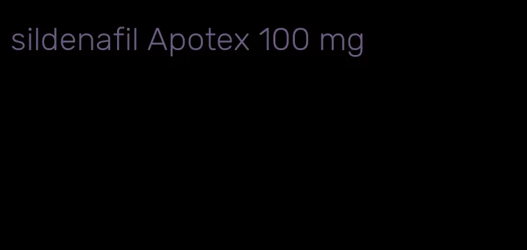 sildenafil Apotex 100 mg