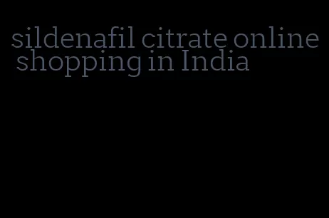 sildenafil citrate online shopping in India