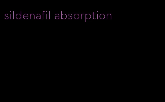 sildenafil absorption