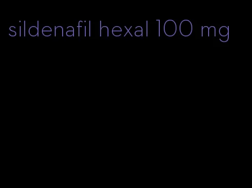 sildenafil hexal 100 mg