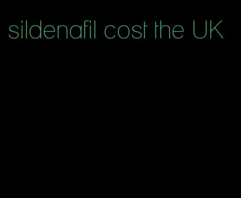 sildenafil cost the UK