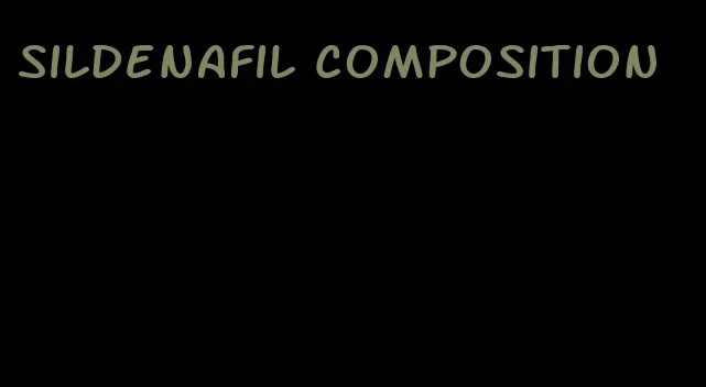 sildenafil composition