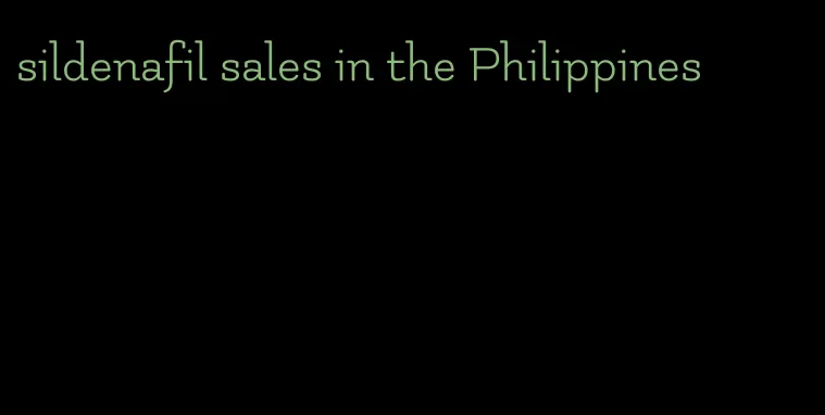 sildenafil sales in the Philippines