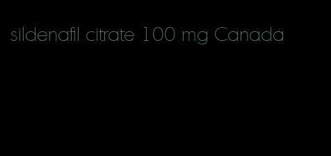 sildenafil citrate 100 mg Canada