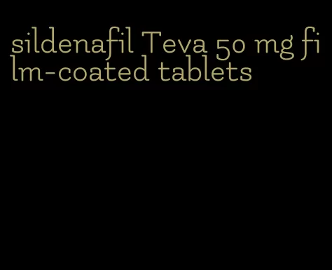 sildenafil Teva 50 mg film-coated tablets