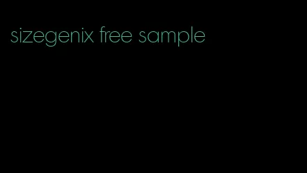 sizegenix free sample