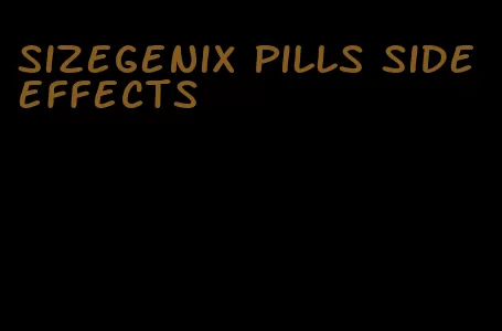 sizegenix pills side effects