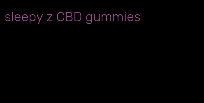 sleepy z CBD gummies