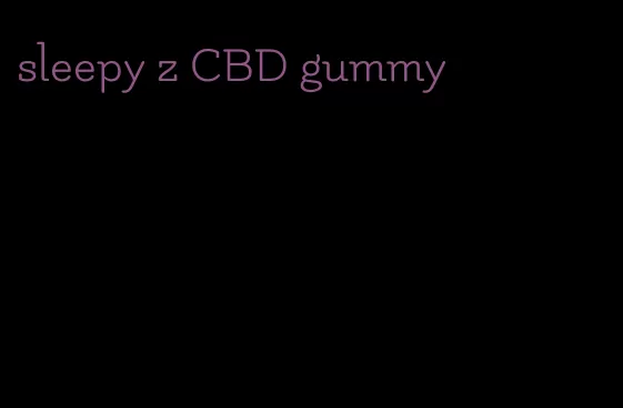 sleepy z CBD gummy