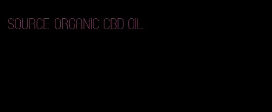 source organic CBD oil