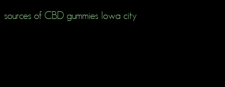 sources of CBD gummies Iowa city