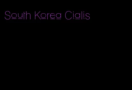 South Korea Cialis