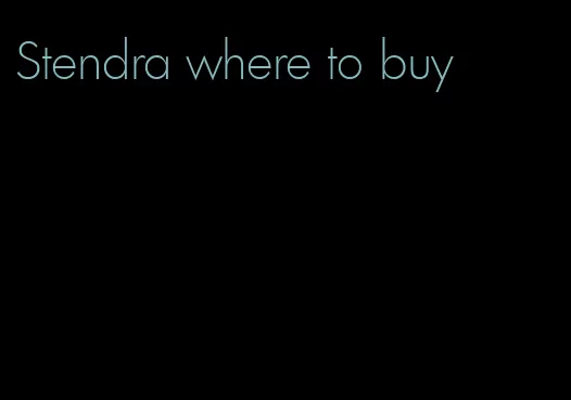 Stendra where to buy