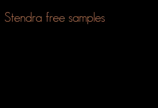 Stendra free samples