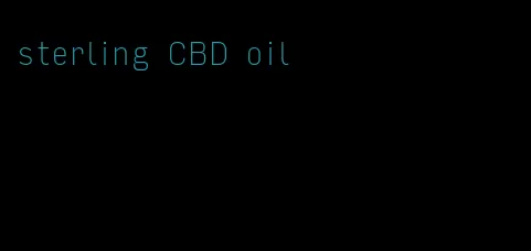 sterling CBD oil