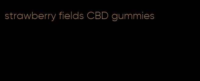 strawberry fields CBD gummies