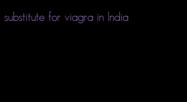 substitute for viagra in India