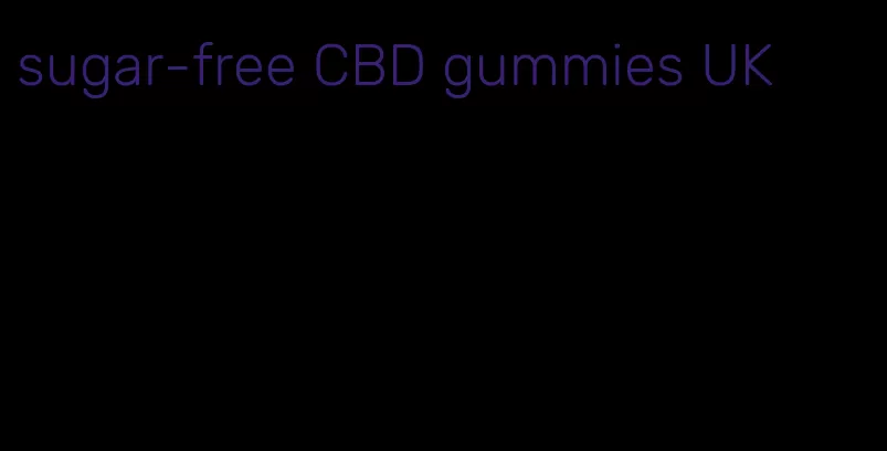 sugar-free CBD gummies UK