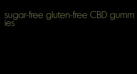 sugar-free gluten-free CBD gummies