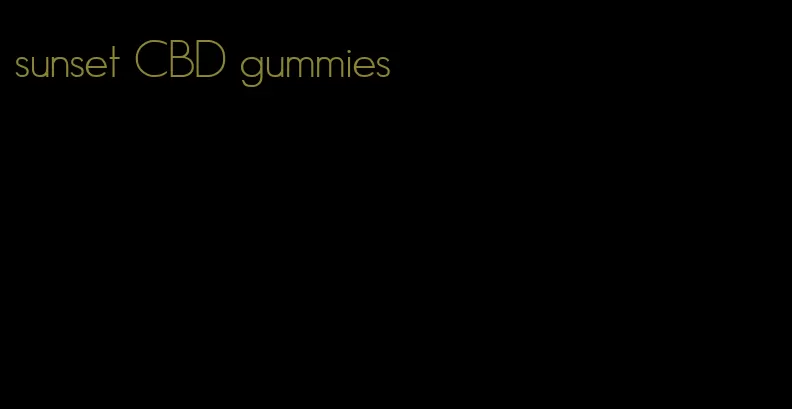 sunset CBD gummies