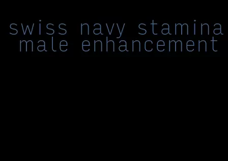 swiss navy stamina male enhancement