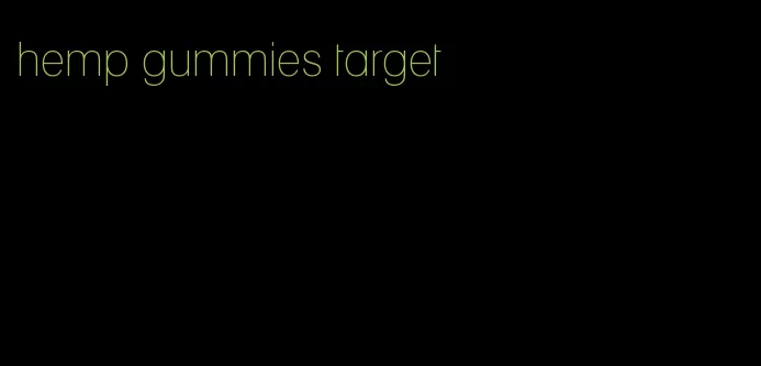 hemp gummies target