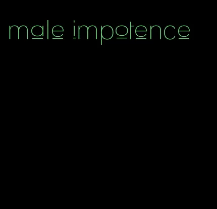 male impotence