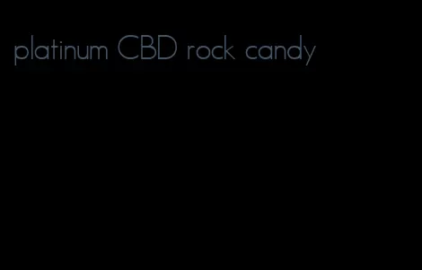 platinum CBD rock candy