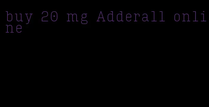 buy 20 mg Adderall online