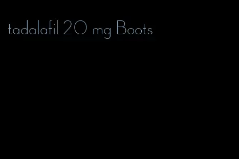 tadalafil 20 mg Boots