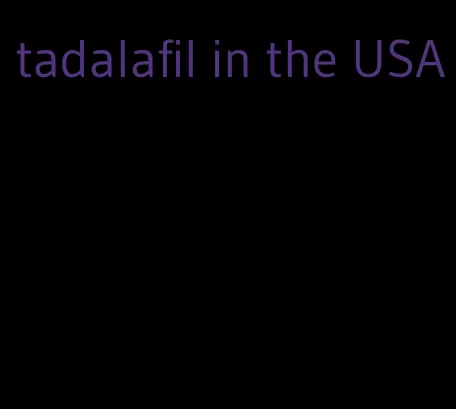 tadalafil in the USA