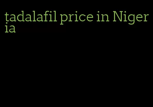 tadalafil price in Nigeria