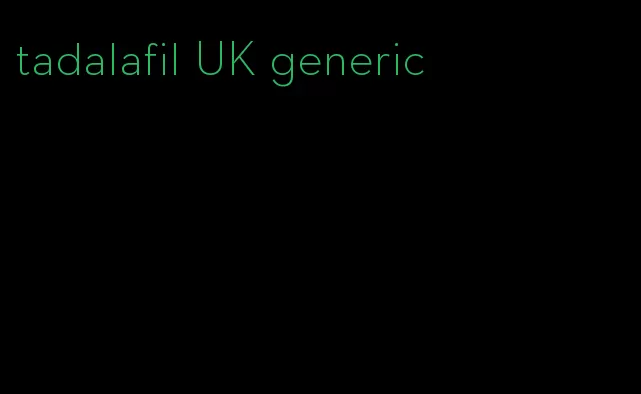 tadalafil UK generic