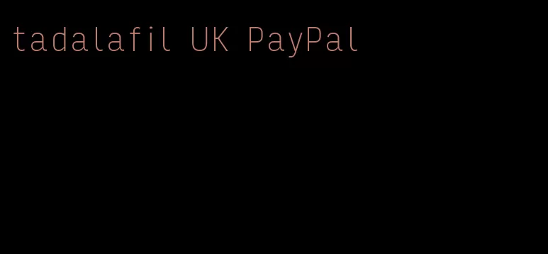 tadalafil UK PayPal