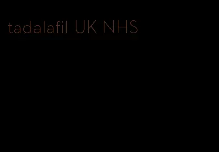 tadalafil UK NHS