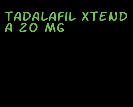 tadalafil xtenda 20 mg