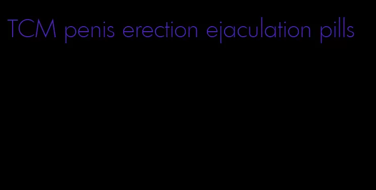 TCM penis erection ejaculation pills