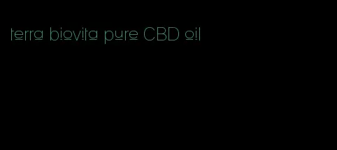 terra biovita pure CBD oil