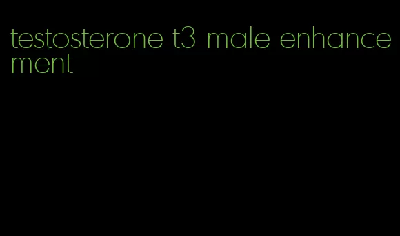 testosterone t3 male enhancement