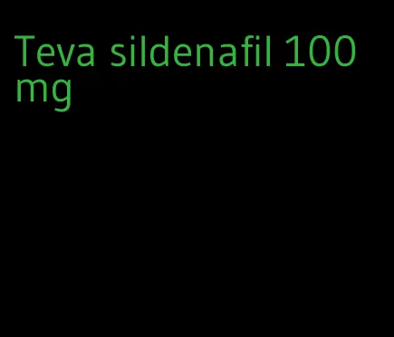 Teva sildenafil 100 mg