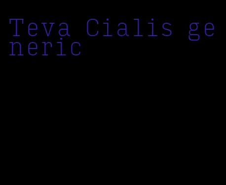 Teva Cialis generic